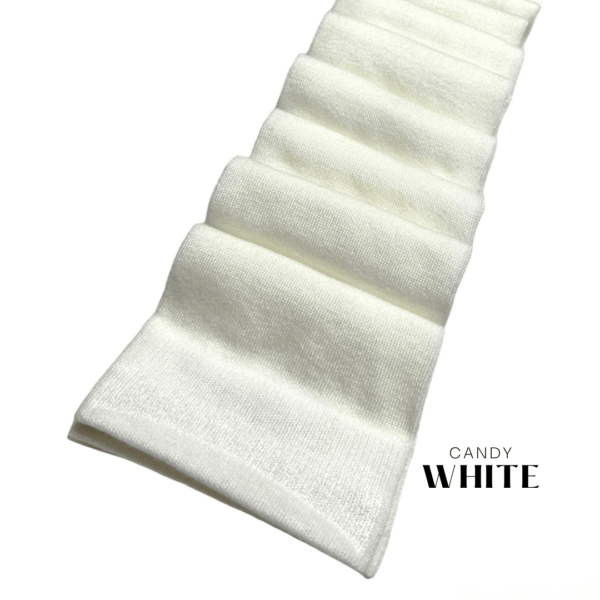 TALL KTTN Women's Extra Long White Thigh High Socks - Image 5